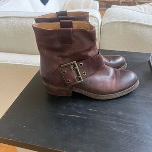 Nine West leather ankle boot ladies sz 7.5